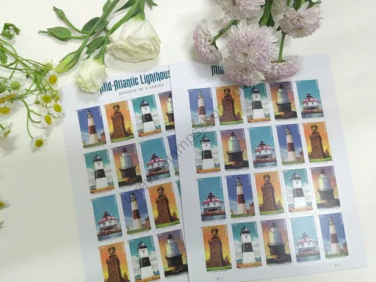 2021 Mid-Atlantic Lighthouses Forever First Class Postage Stamps