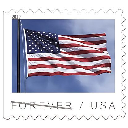 2019 US Flags Forever First Class Postage Stamps