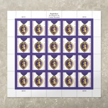 2019 Purple Heart Medal Forever First Class Postage Stamps