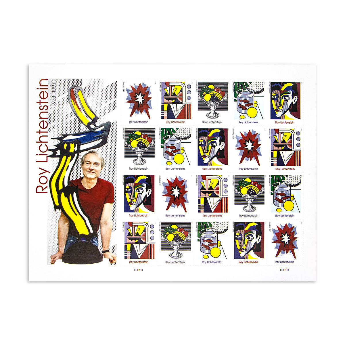 2023 Roy Lichtenstein’s Pop Art Forever First Class Postage Stamps