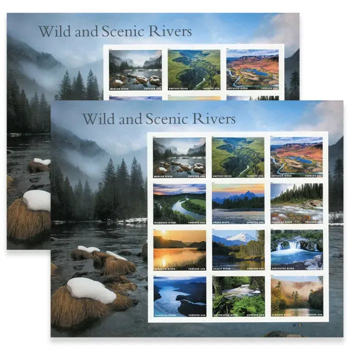 2019 Wild And Scenic Rivers Forever First Class Postage Stamps