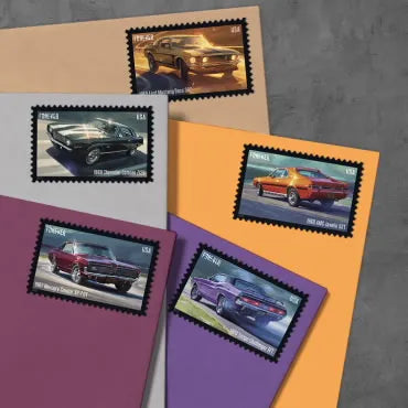 2022 Pony Cars Forever First Class Postage Stamps