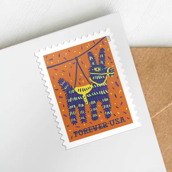 2023 Piñatas Forever First Class Postage Stamps