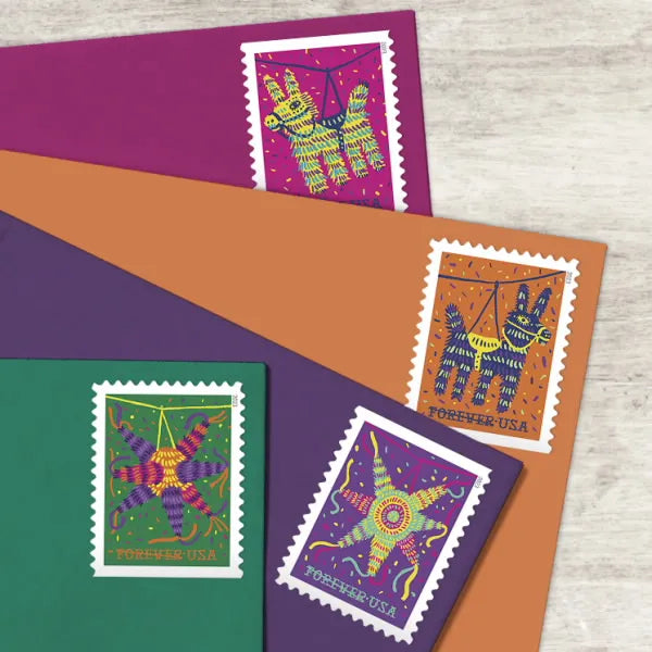 2023 Piñatas Forever First Class Postage Stamps