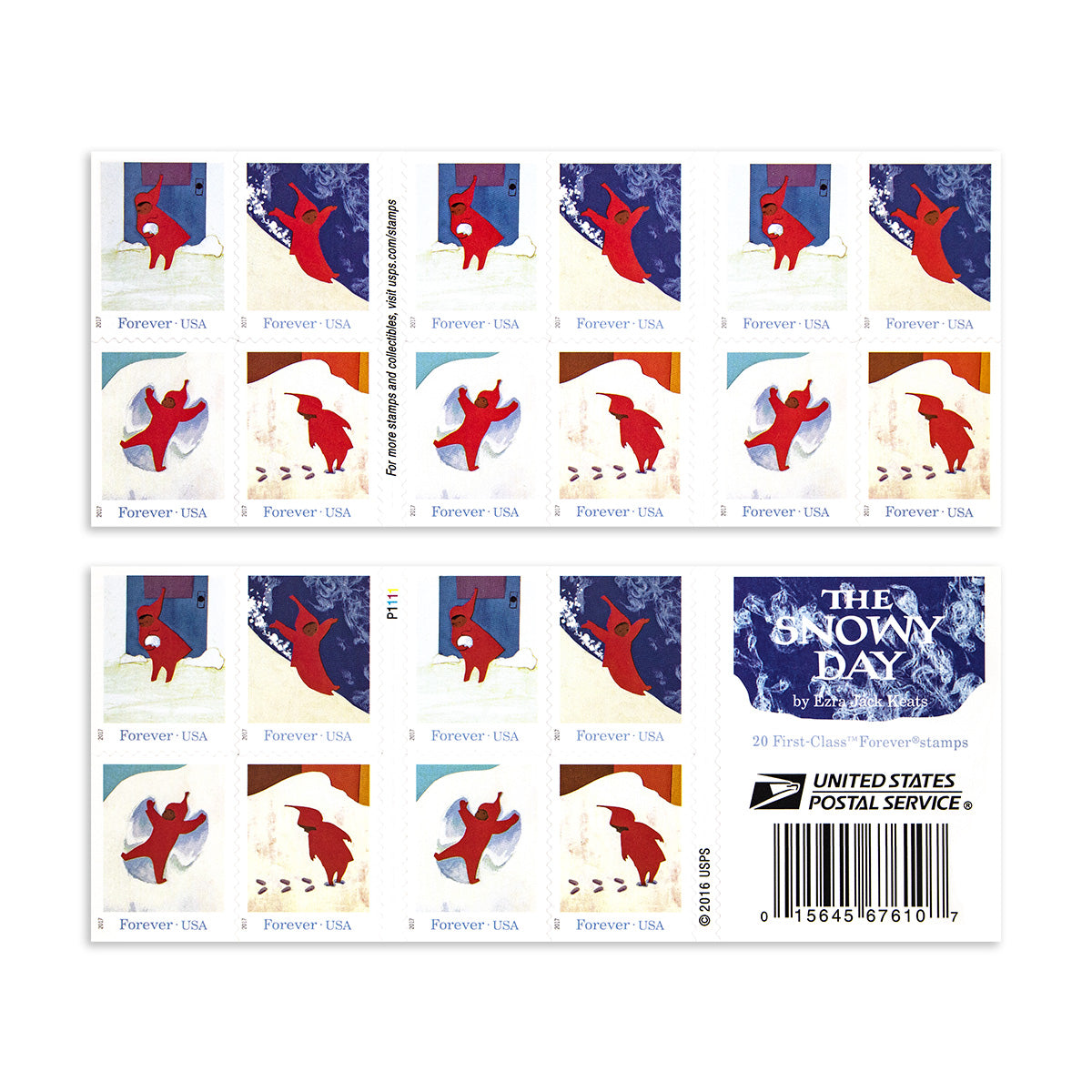 2017 Snowy Day Forever First Class Postage Stamps