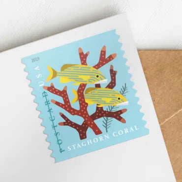 2019 Coral Reefs Forever Postcard Stamps