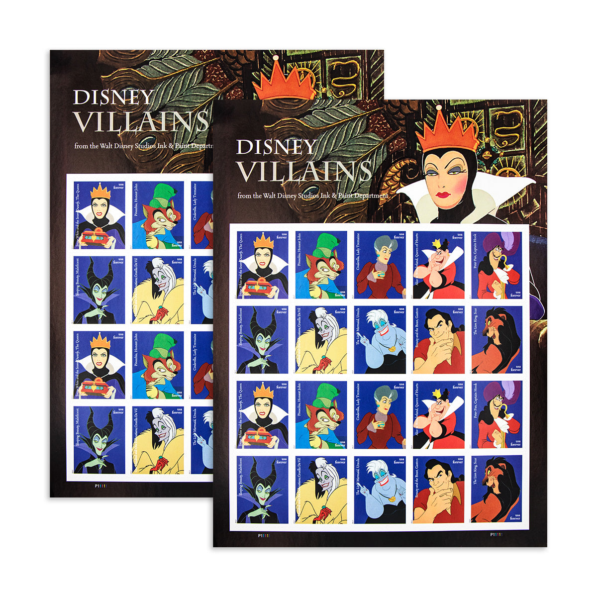 2017 Walt Disney Villains Forever First Class Postage Stamps