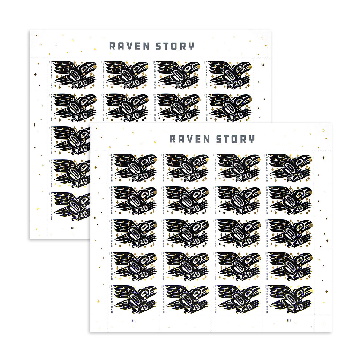 2021 Raven Story Forever First Class Postage Stamps