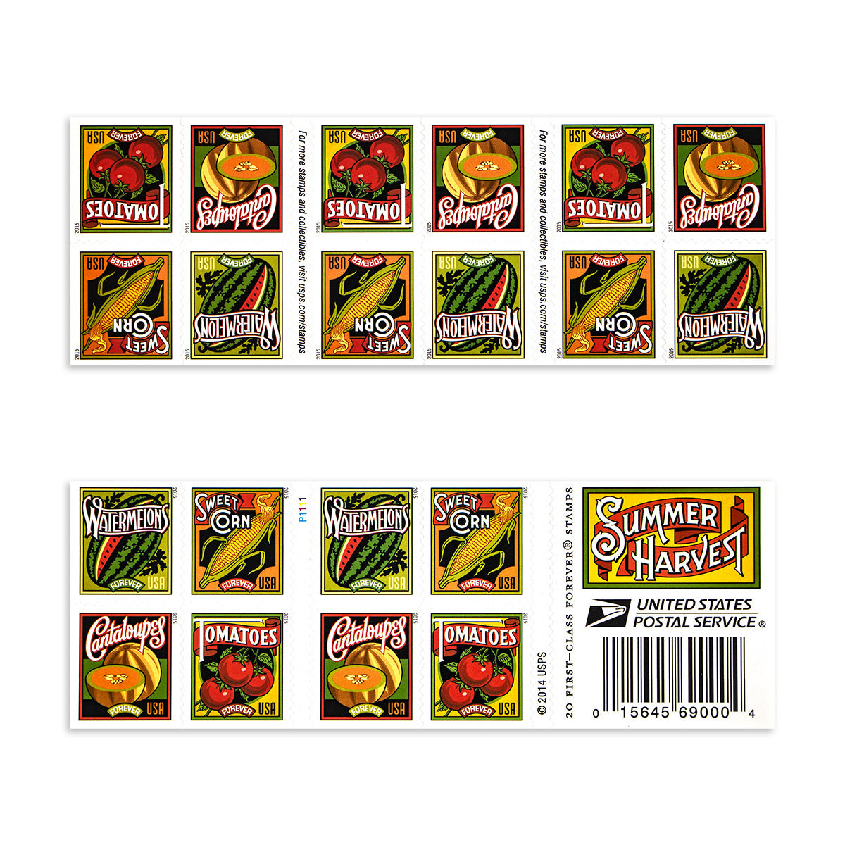 2015 Summer Harvest Forever First Class Postage Stamps