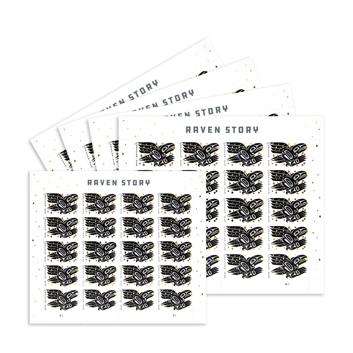 2021 Raven Story Forever First Class Postage Stamps