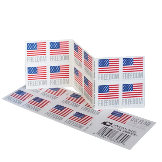 2023 US Flags Forever First Class Postage Stamps