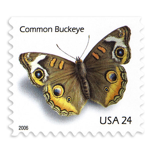 2006 Common Buckeye Butterfly  First Class Postage Stamps (Value Stamp Not Forever)