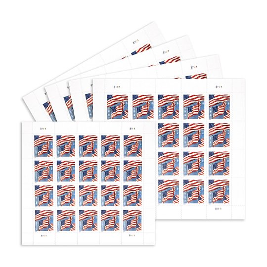 2022 US Flags Forever First Class Postage Stamps