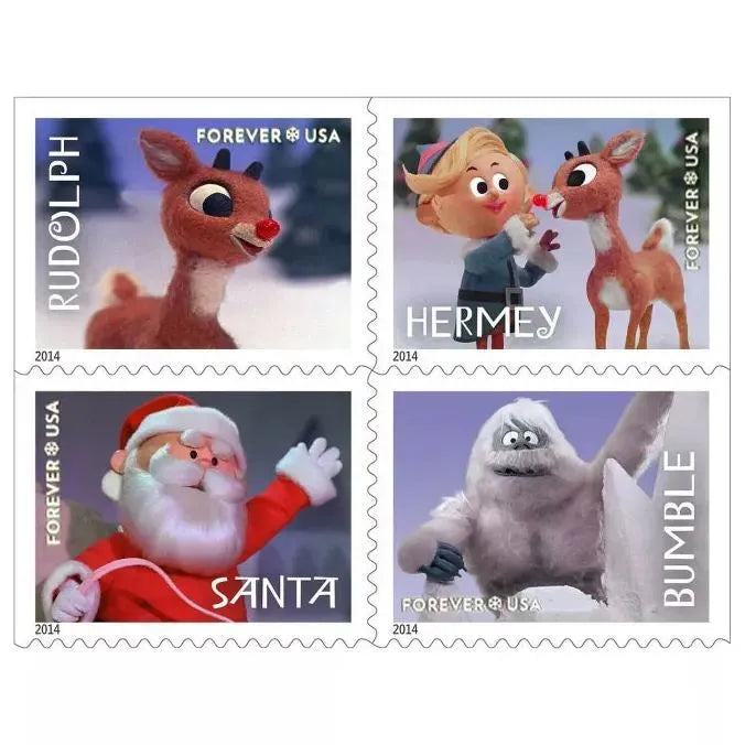 2014 Rudolph the Red-Nosed Reindeer Forever First Class Postage Stamps