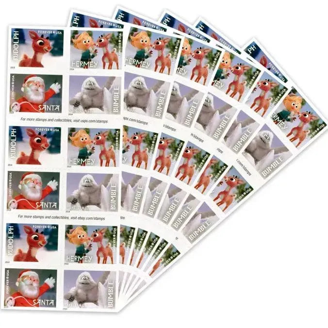 2014 Rudolph the Red-Nosed Reindeer Forever First Class Postage Stamps